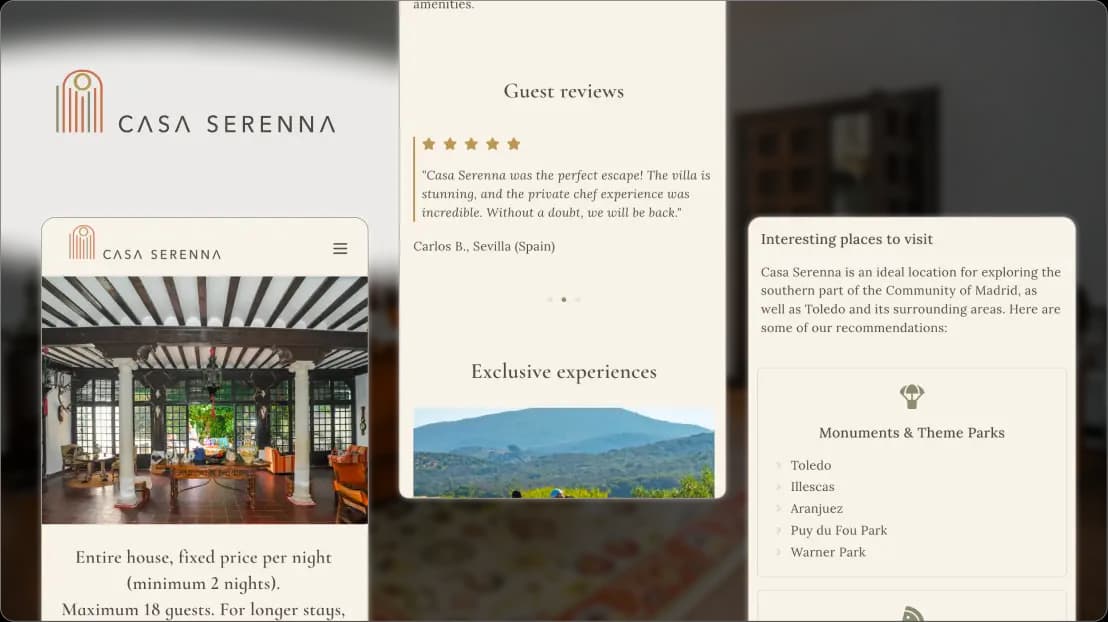 Casa Serenna showcase