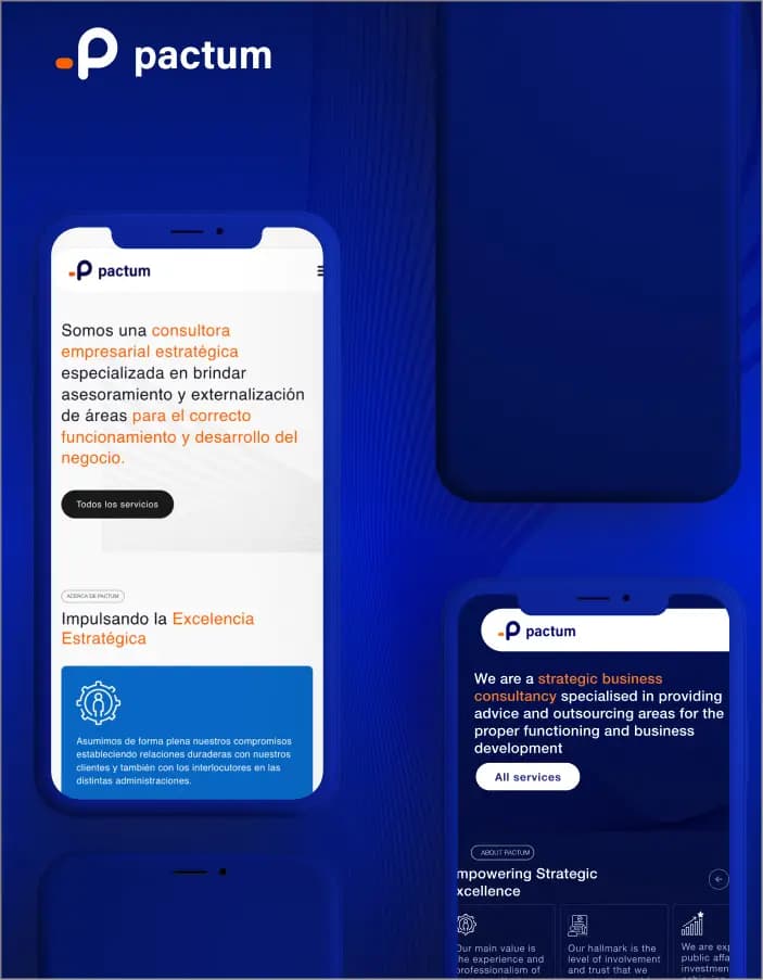 Consultancy brand & web artwork