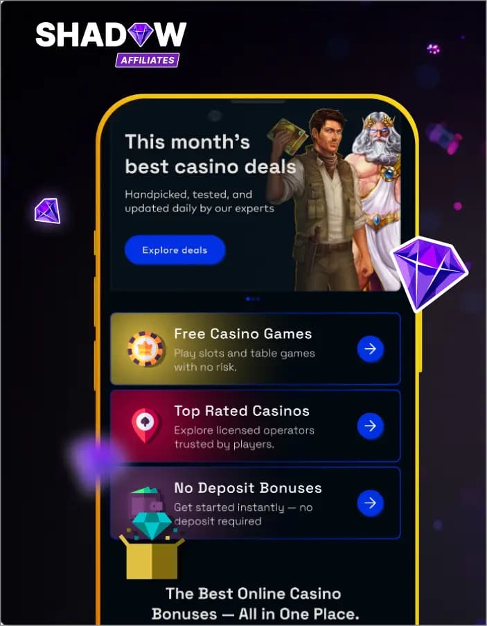 Gaming affiliate platform artwork