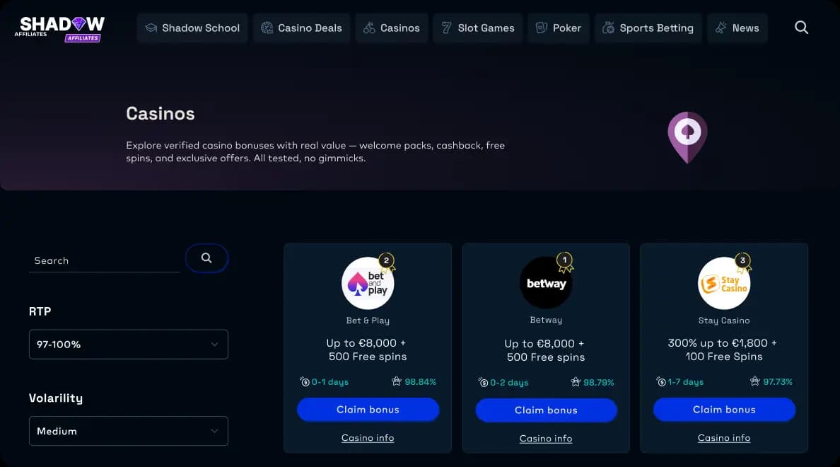 Shadow Affiliates – screenshot 1
