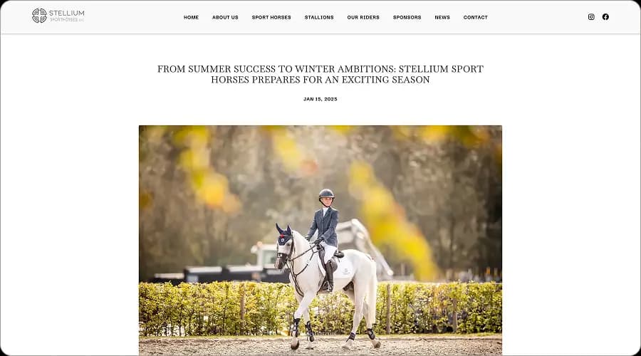 Stellium Sporthorses – screenshot 2