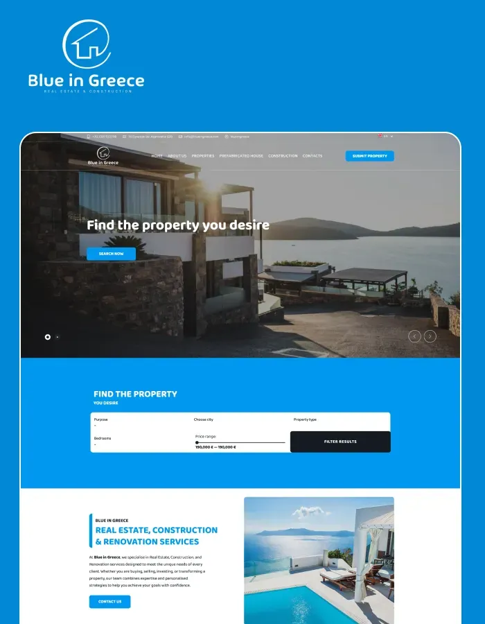 Design of Property seller platform artwork