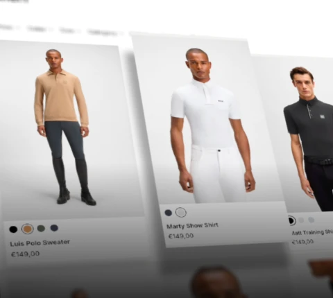 Boss Equestrian e-commerce storefront