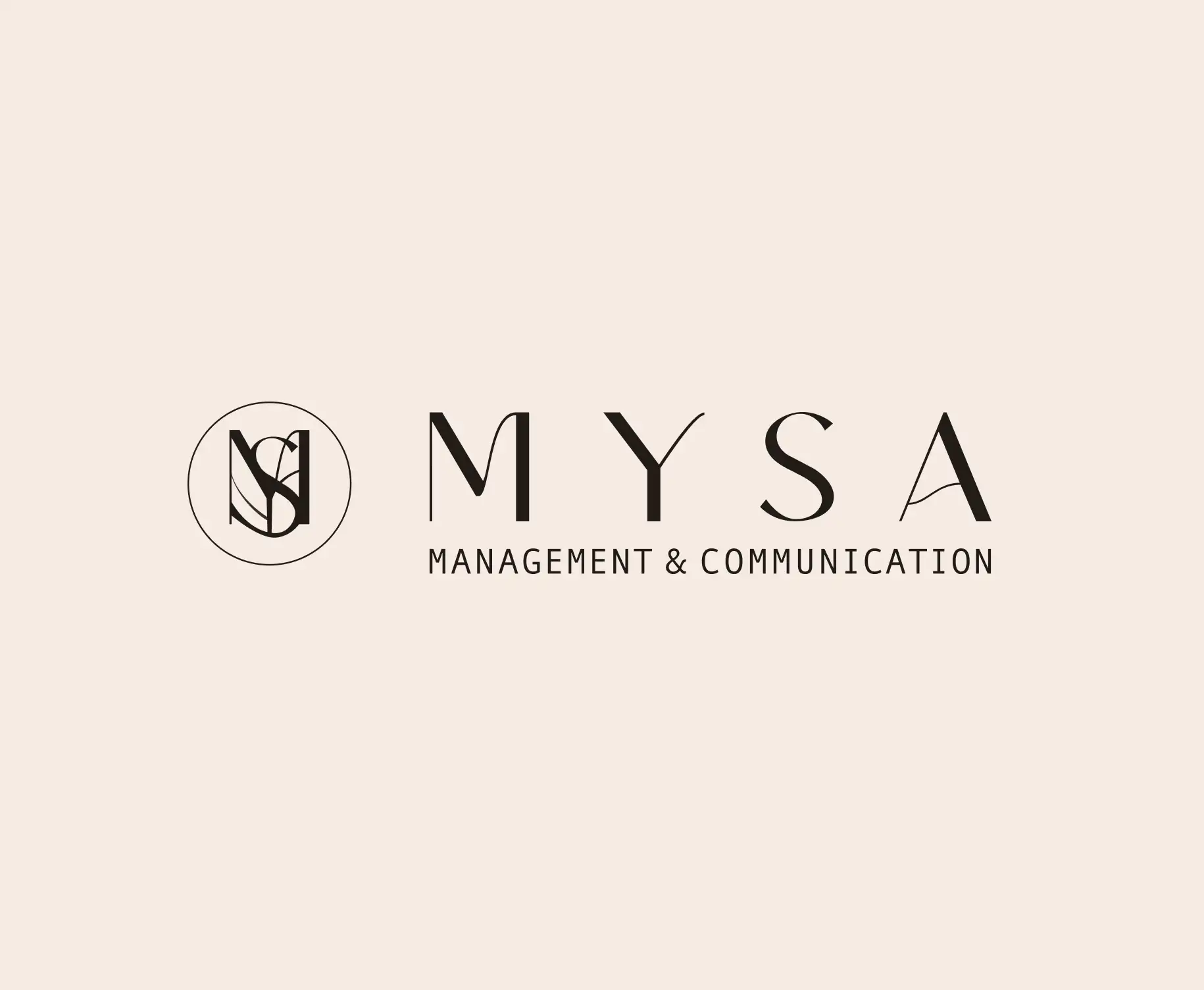 Full MYSA Management & Communication lockup on soft beige